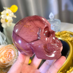 3"+ Mookaite Skull 1PC