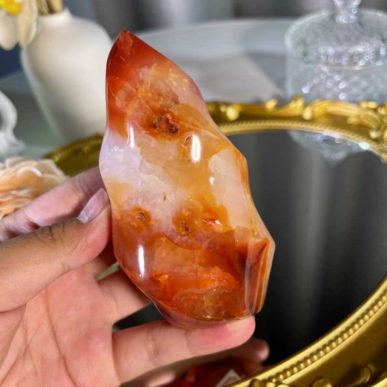 282g Carnelian Flame 1PC