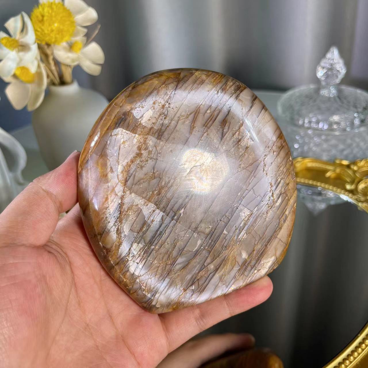 536g Orange Moonstone Freeform 1PC