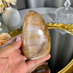 334g Orange Moonstone Freeform 1PC