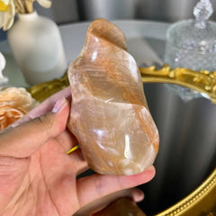 333g Orange Moonstone Flame 1PC