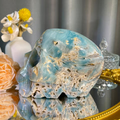 4.6"+ Amazonite Skull 1PC