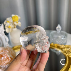 Clear Quartz Skull 1PC