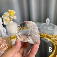 Clear Quartz Skull 1PC