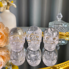 Clear Quartz Skull 1PC