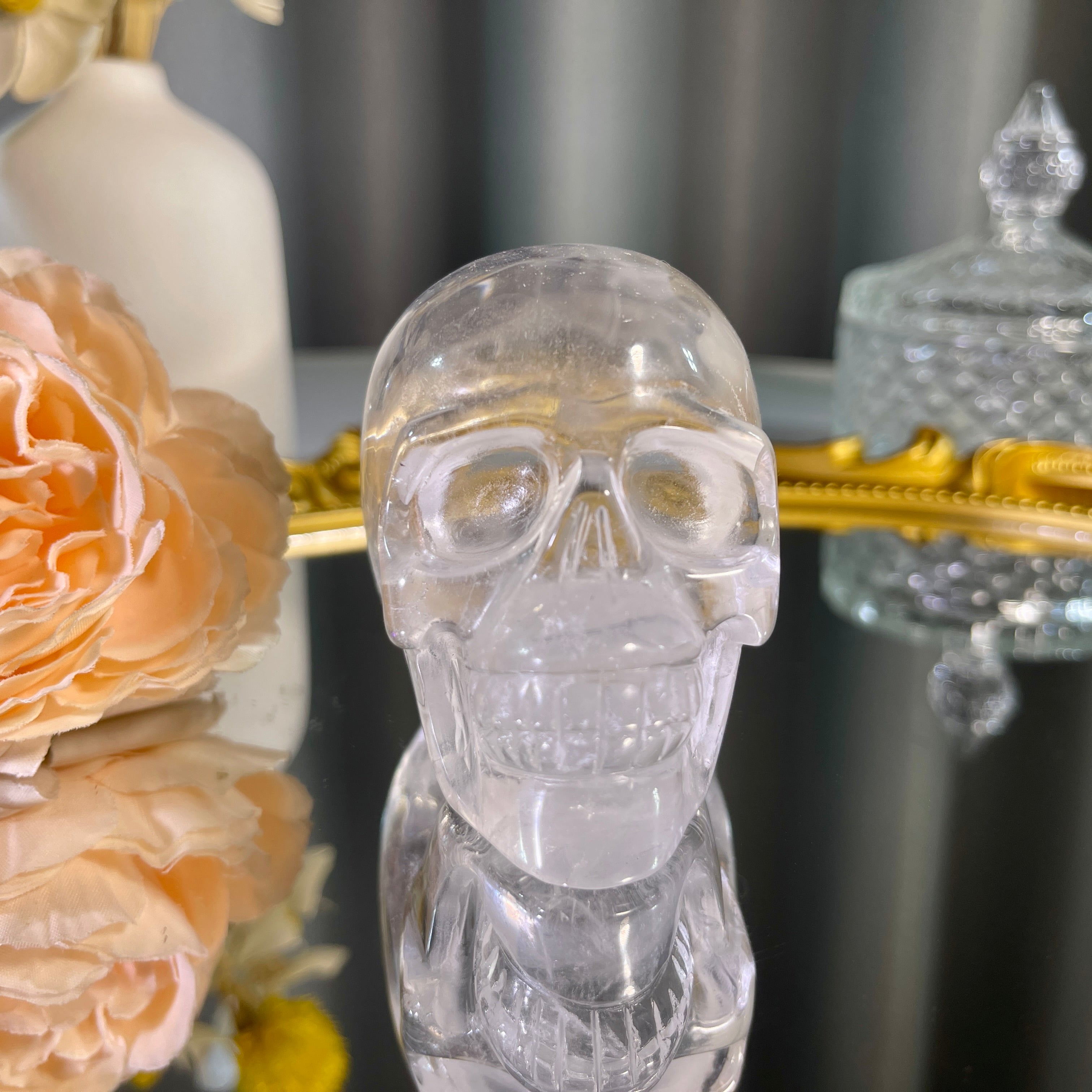 Clear Quartz Skull 1PC