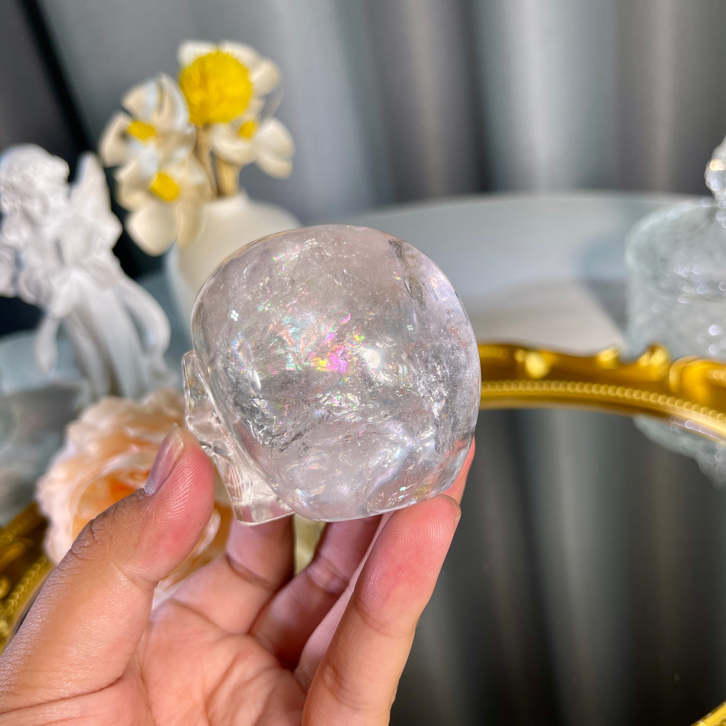 Clear Quartz Skull 1PC