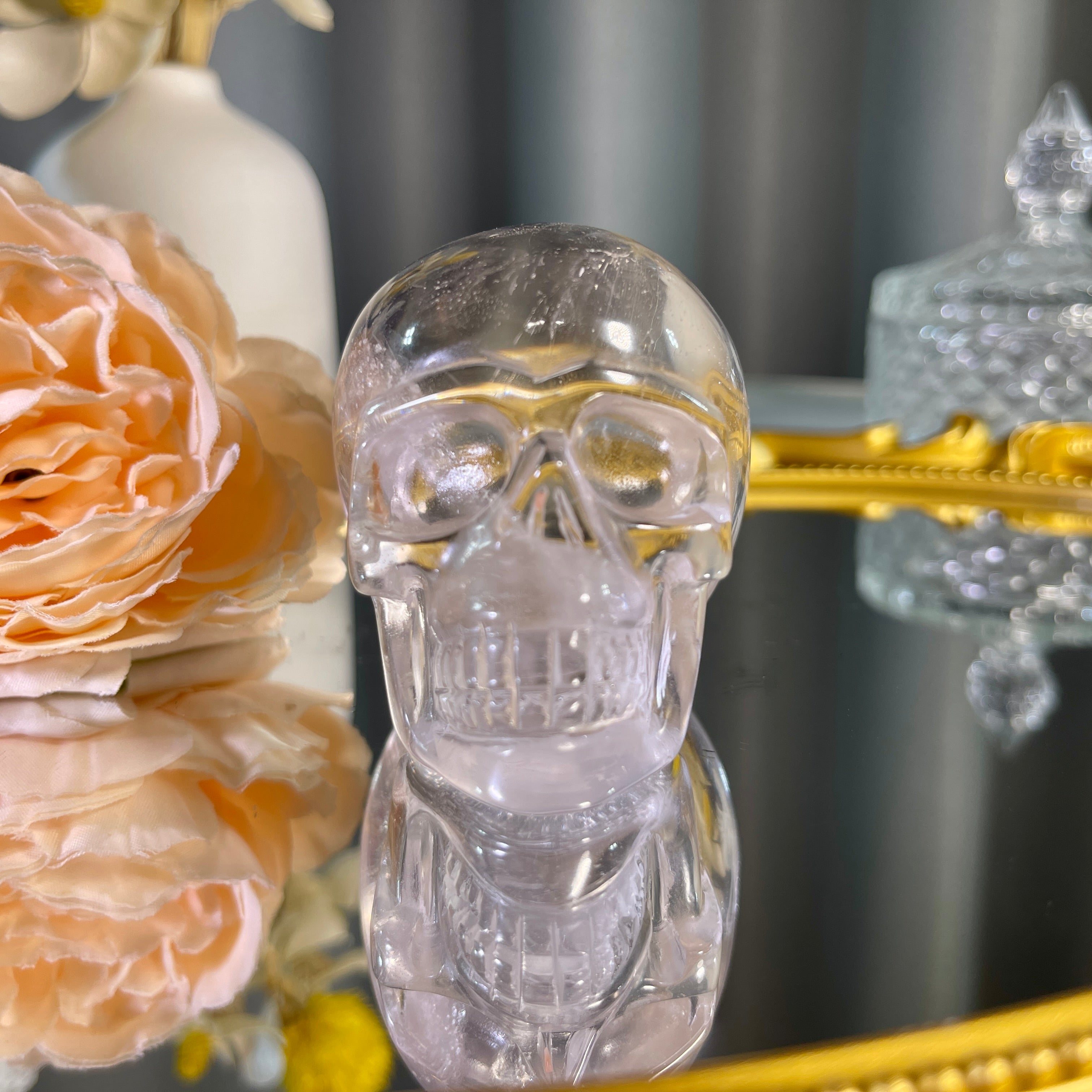 Clear Quartz Skull 1PC