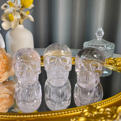 Clear Quartz Skull 1PC