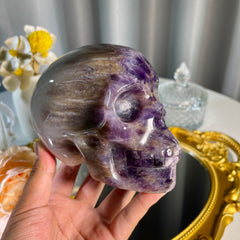 3.5"+ Dream Amethyst Skull 1PC