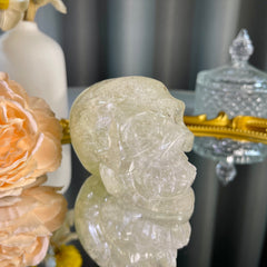 2.6"+ Citrine Skull 1PC