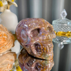 2.7"+ Ocean Jasper Skull 1PC