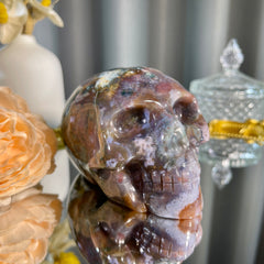 2.6"+ Ocean Jasper Skull 1PC