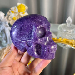 2.8"+ Lepidolite Skull 1PC