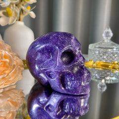 2.7"+ lepidolite Skull 1PC