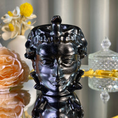 3.7"+ Obsidian Medusa Head 1PC