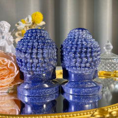 3.7"+ Blue Aventurine Buddha Head 1PC