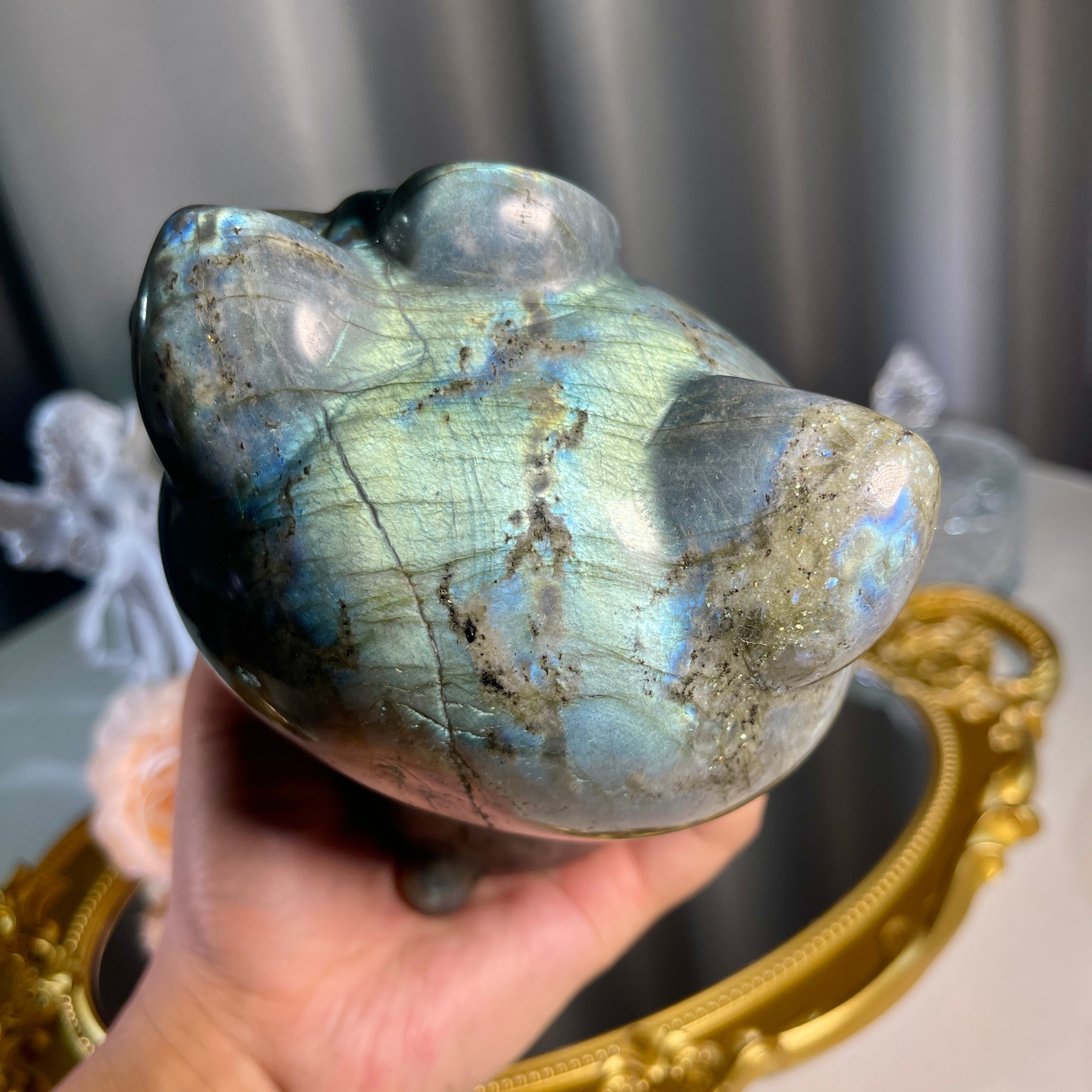 5.3"+ Labradorite Hellokitty 1PC