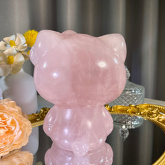 5.5"+ Rose Quartz Hellokitty 1PC