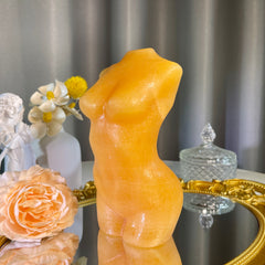 6.5"+ Yellow Calcite Model 1PC