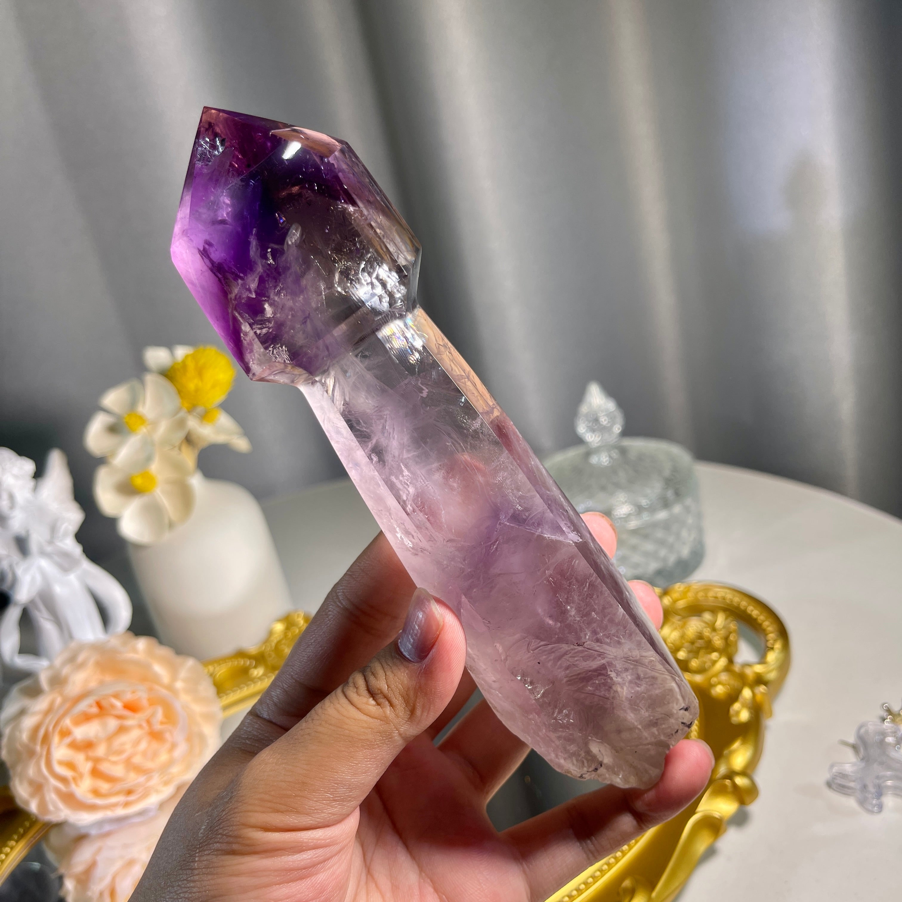 6.8"+ Amethyst Wand 1PC