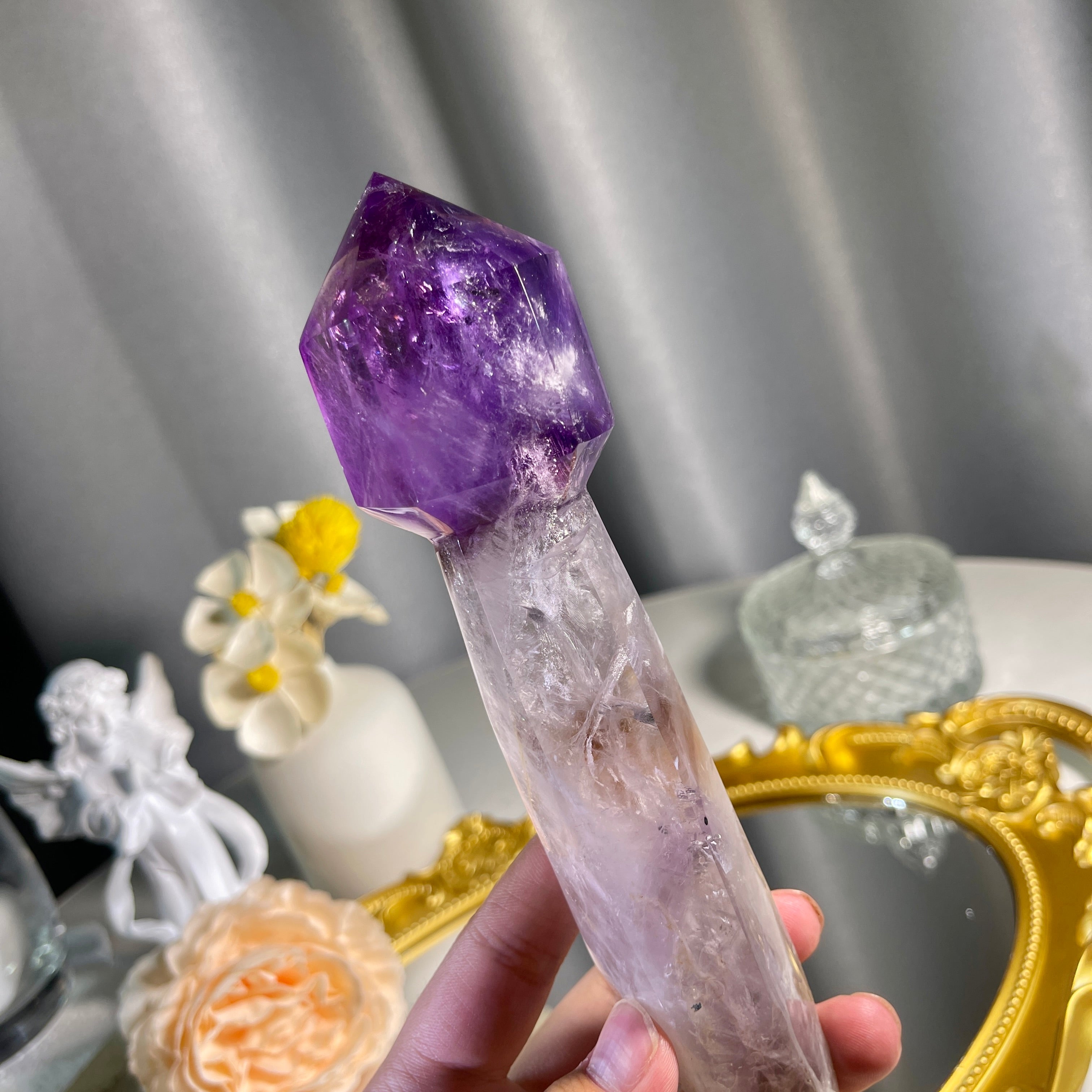 7.2"+ Amethyst Wand 1PC