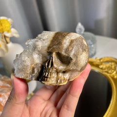 2.1"+ Crystal Cluster Skull 1PC