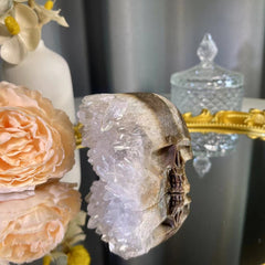 2.1"+ Crystal Cluster Skull 1PC