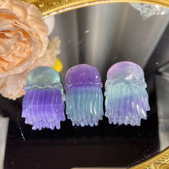 2.0"+ Fluorite Jellyfish 1PC