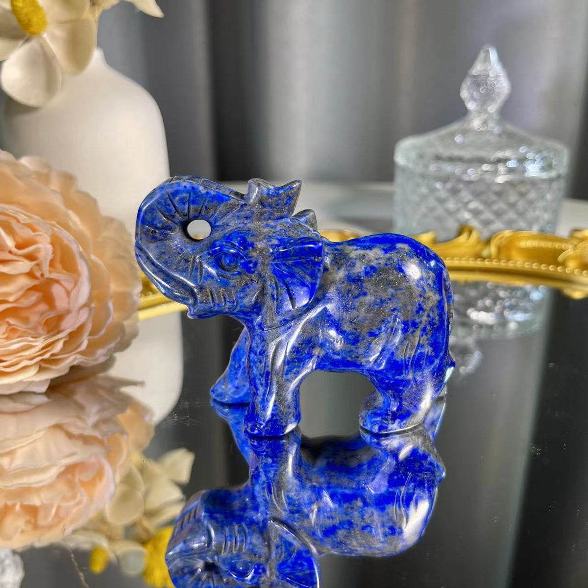 3.0"+ Lapis Lazuli Elephant 1PC