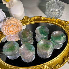 2.0"+ Green Fluorite Bowl 1PC