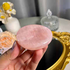 2.2"+ Rose Quartz Bowl 1PC