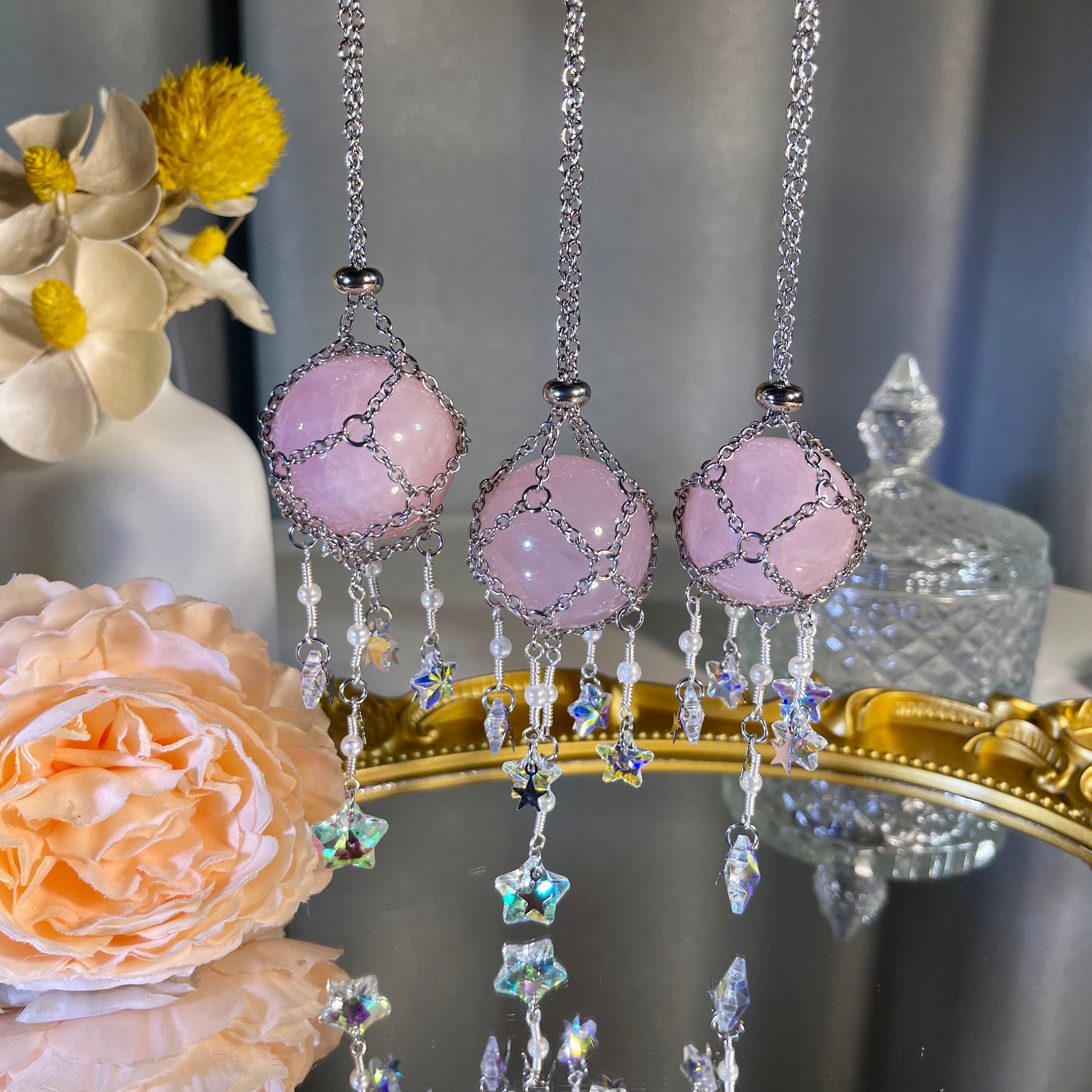 Crystal Sphere Hanger 1PC