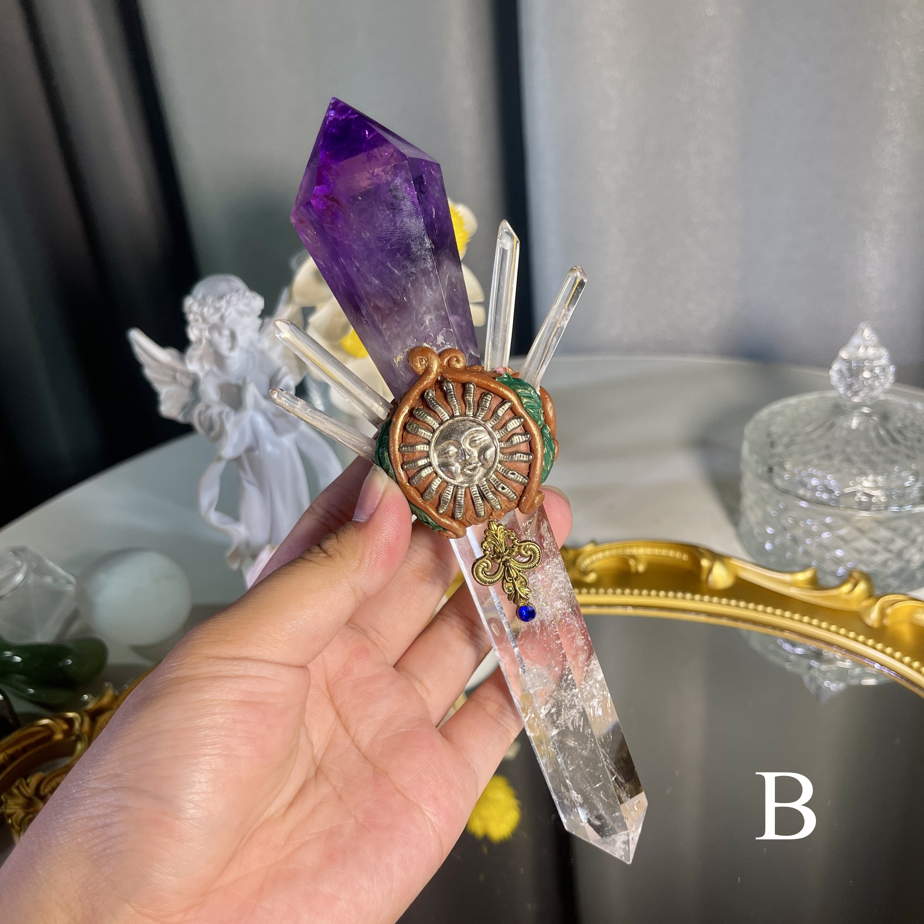 7.3"+ Crystal Wand 1PC