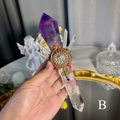 7.3"+ Crystal Wand 1PC