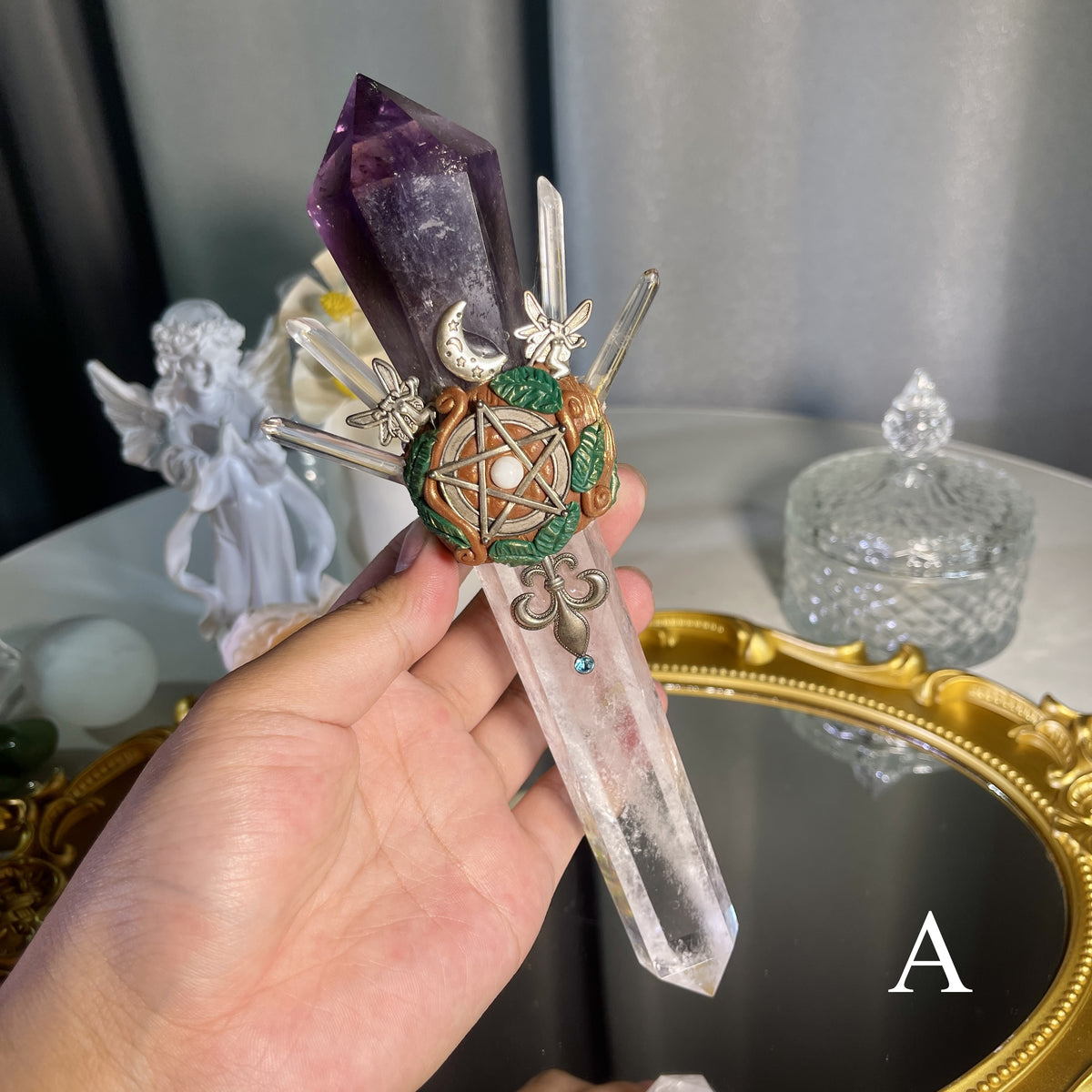 7.3"+ Crystal Wand 1PC