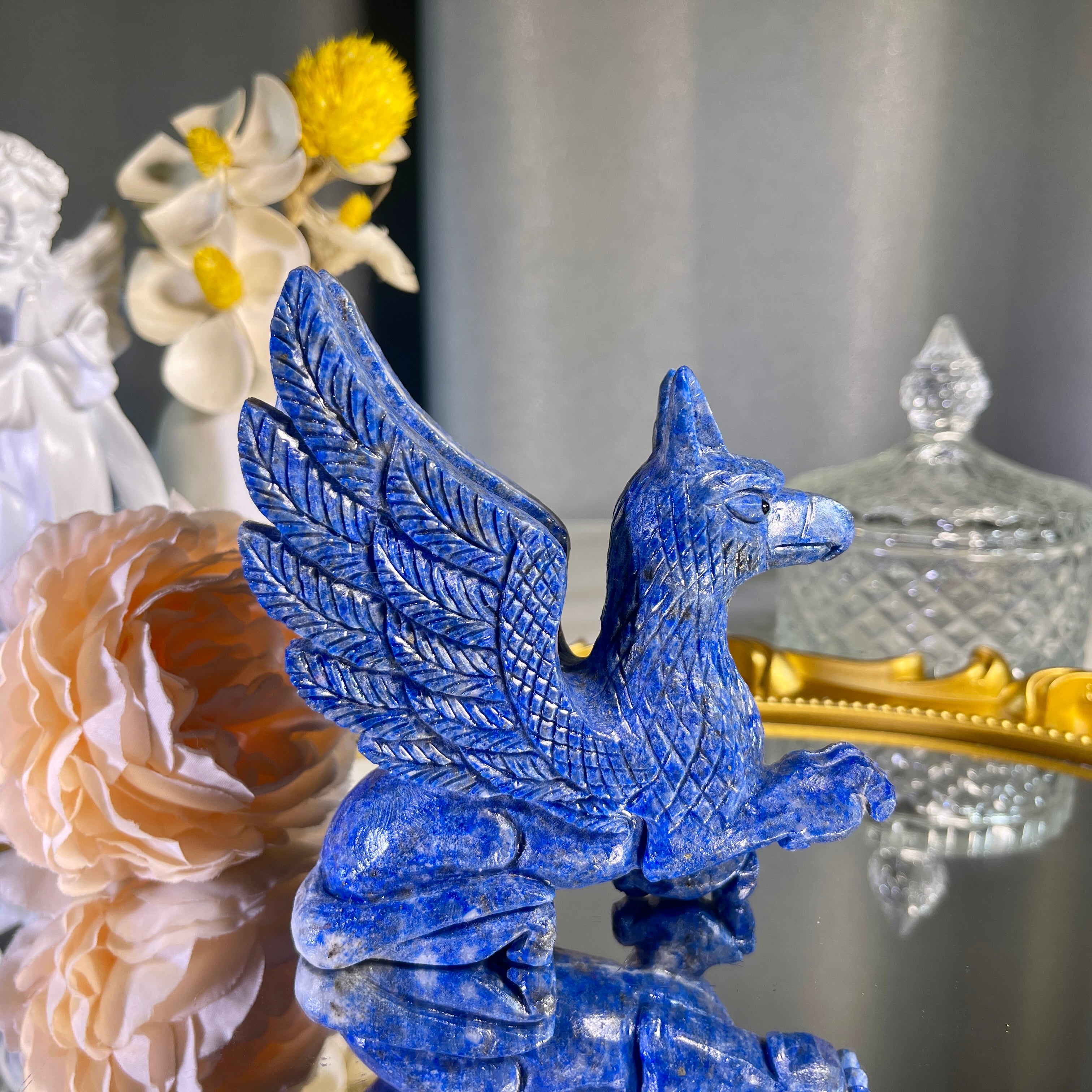 4.0"+ Lapis Lazuli Griffin 1PC