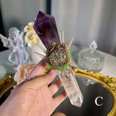 7.3"+ Crystal Wand 1PC