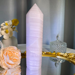 Pink Calcite Tower 1PC