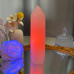 Pink Calcite Tower 1PC