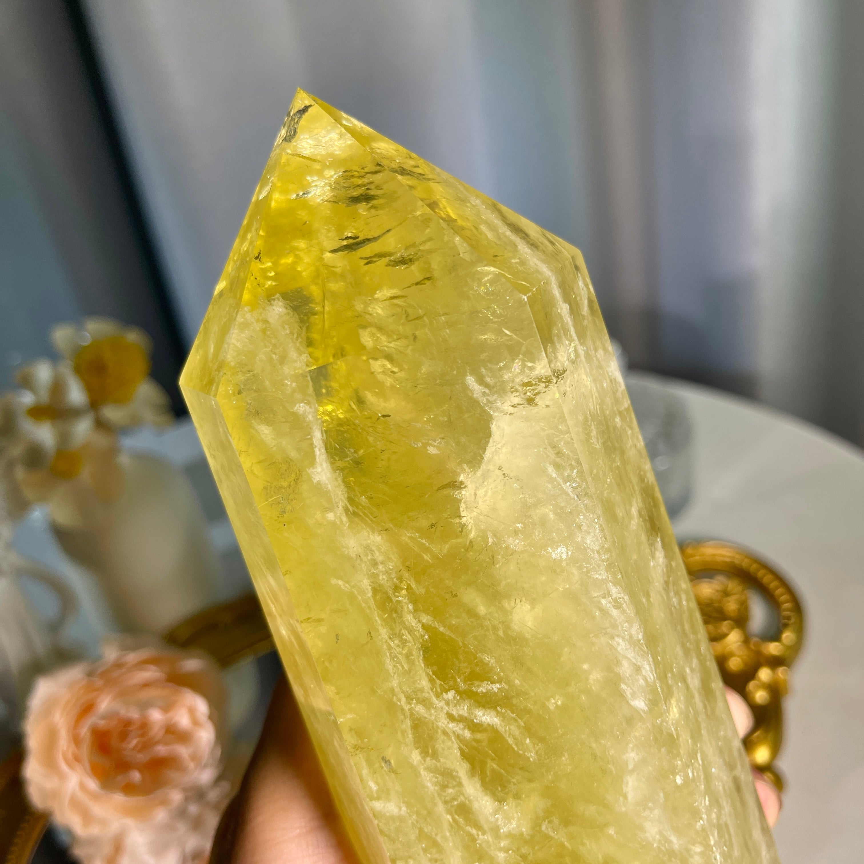 10"+ Citrine Tower 1PC