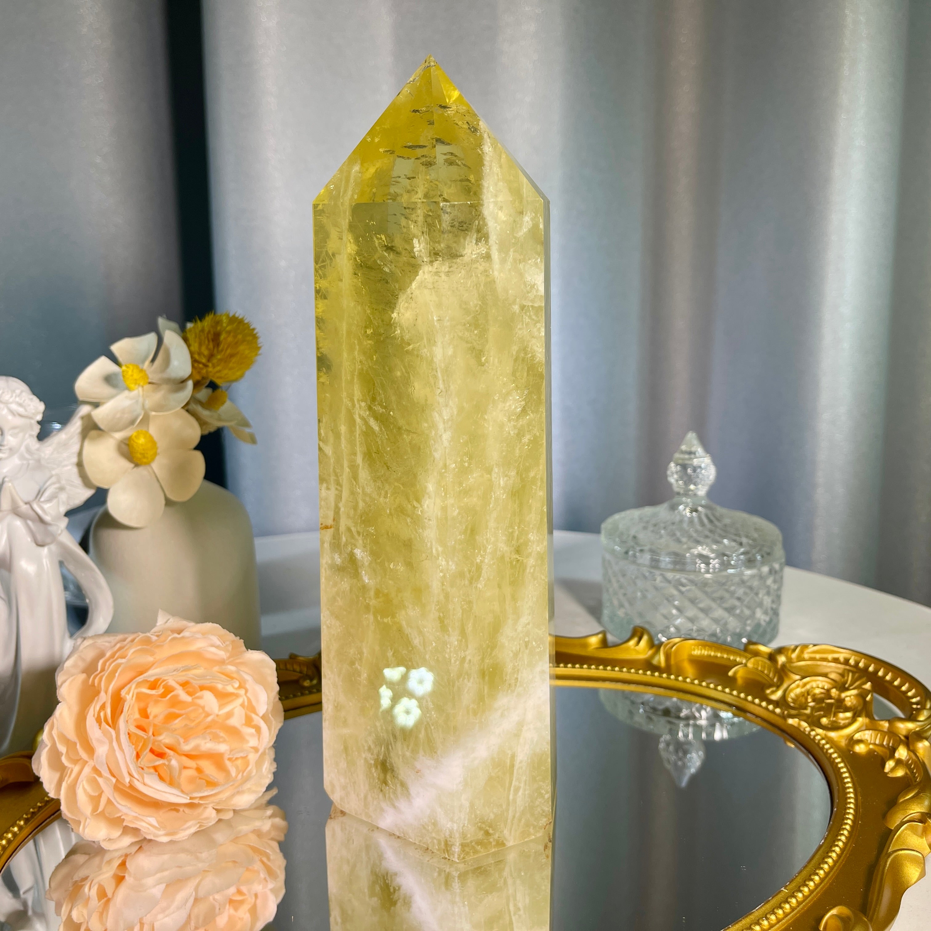 10"+ Citrine Tower 1PC