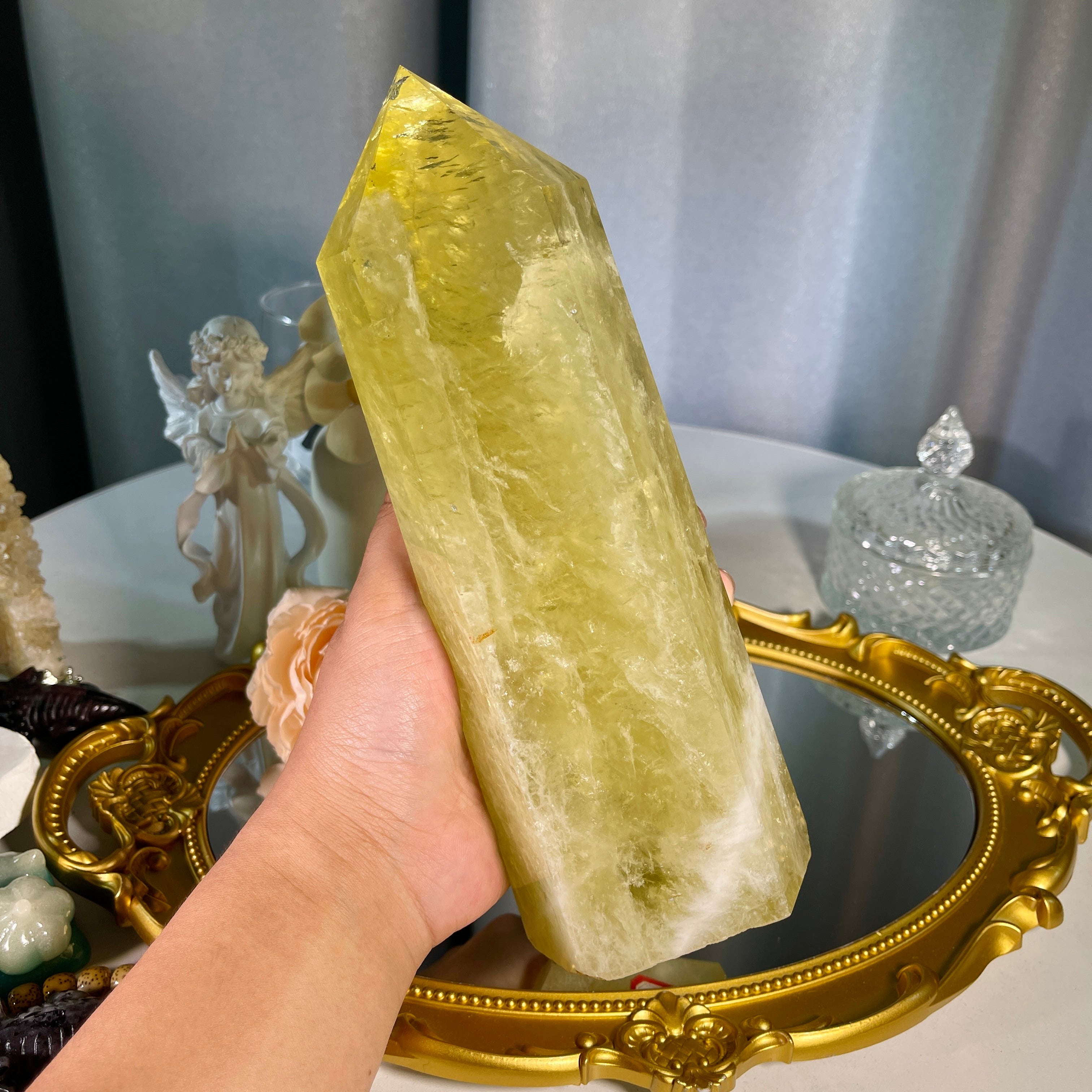 10"+ Citrine Tower 1PC