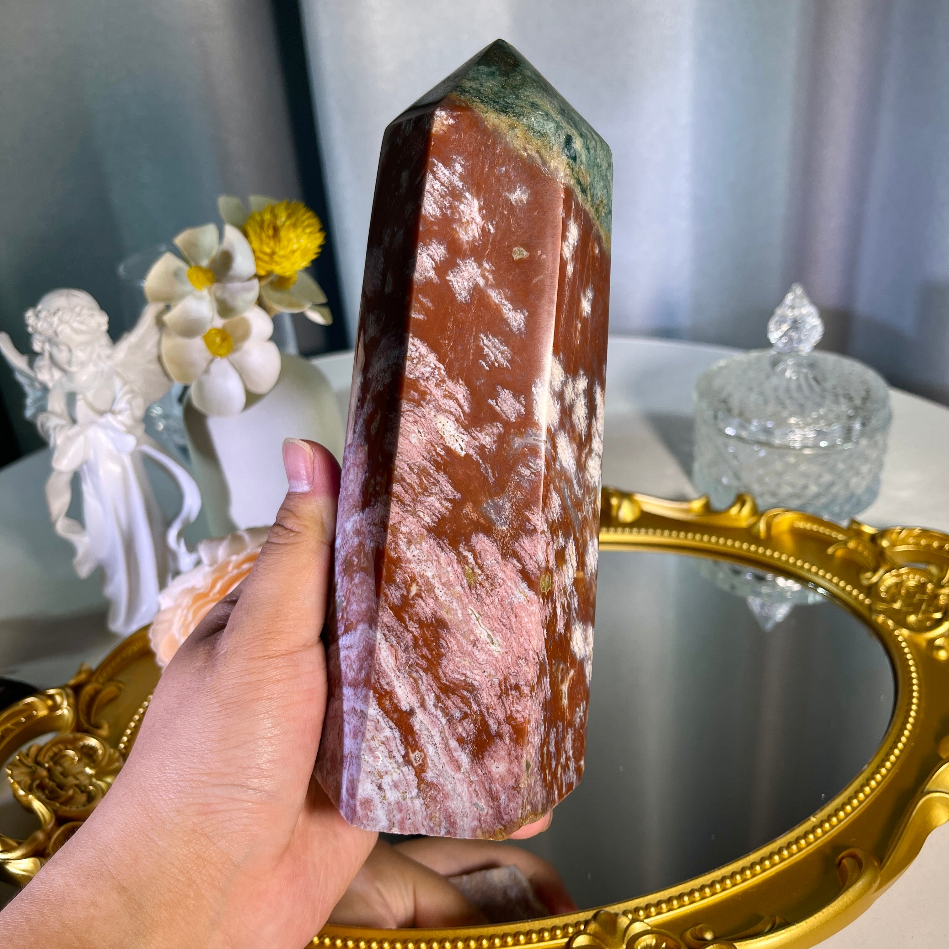 7.2"+ Ocean Jasper Tower 1PC