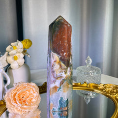 8"+ Ocean Jasper Tower 1PC