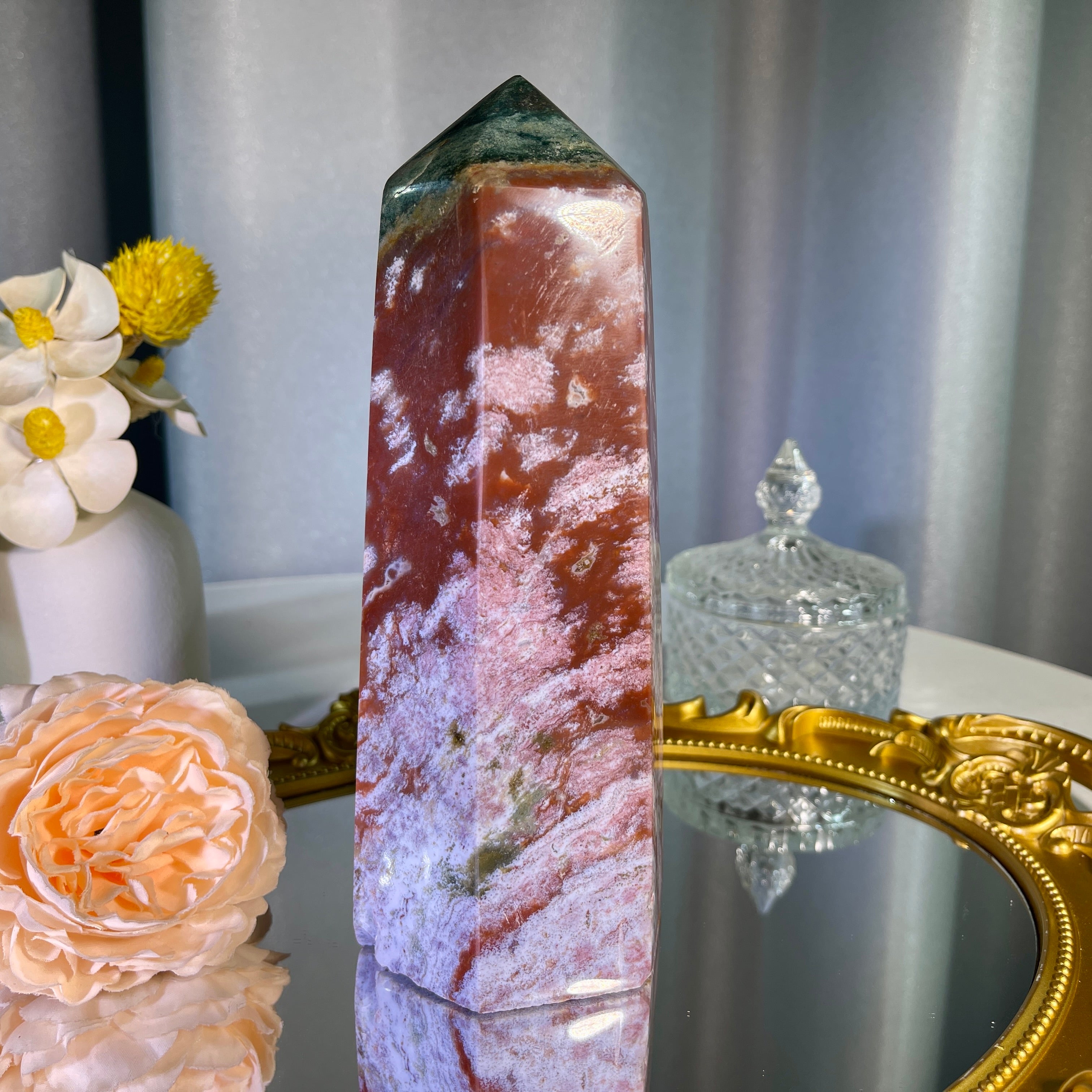 7.2"+ Ocean Jasper Tower 1PC