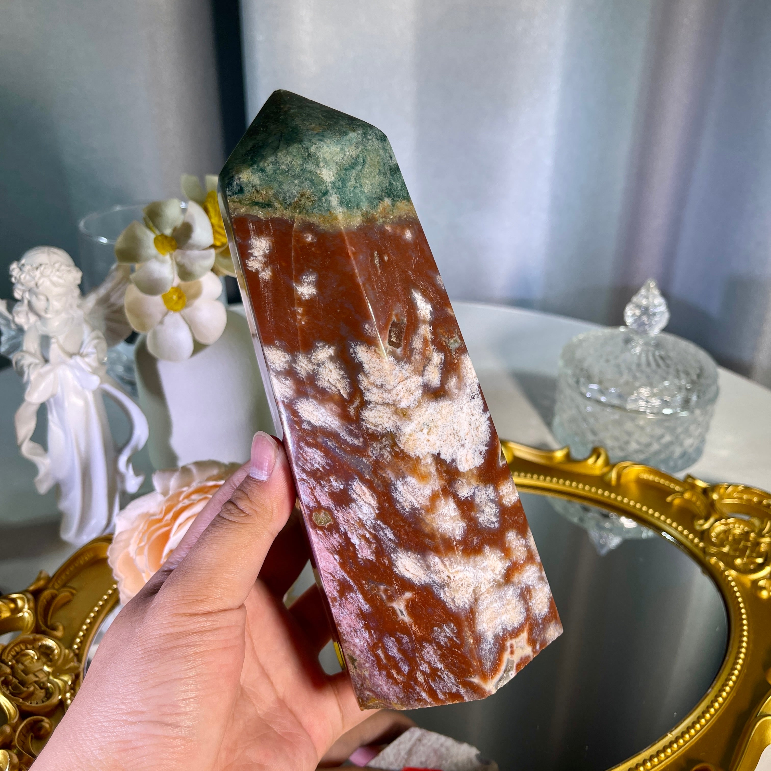 7.2"+ Ocean Jasper Tower 1PC