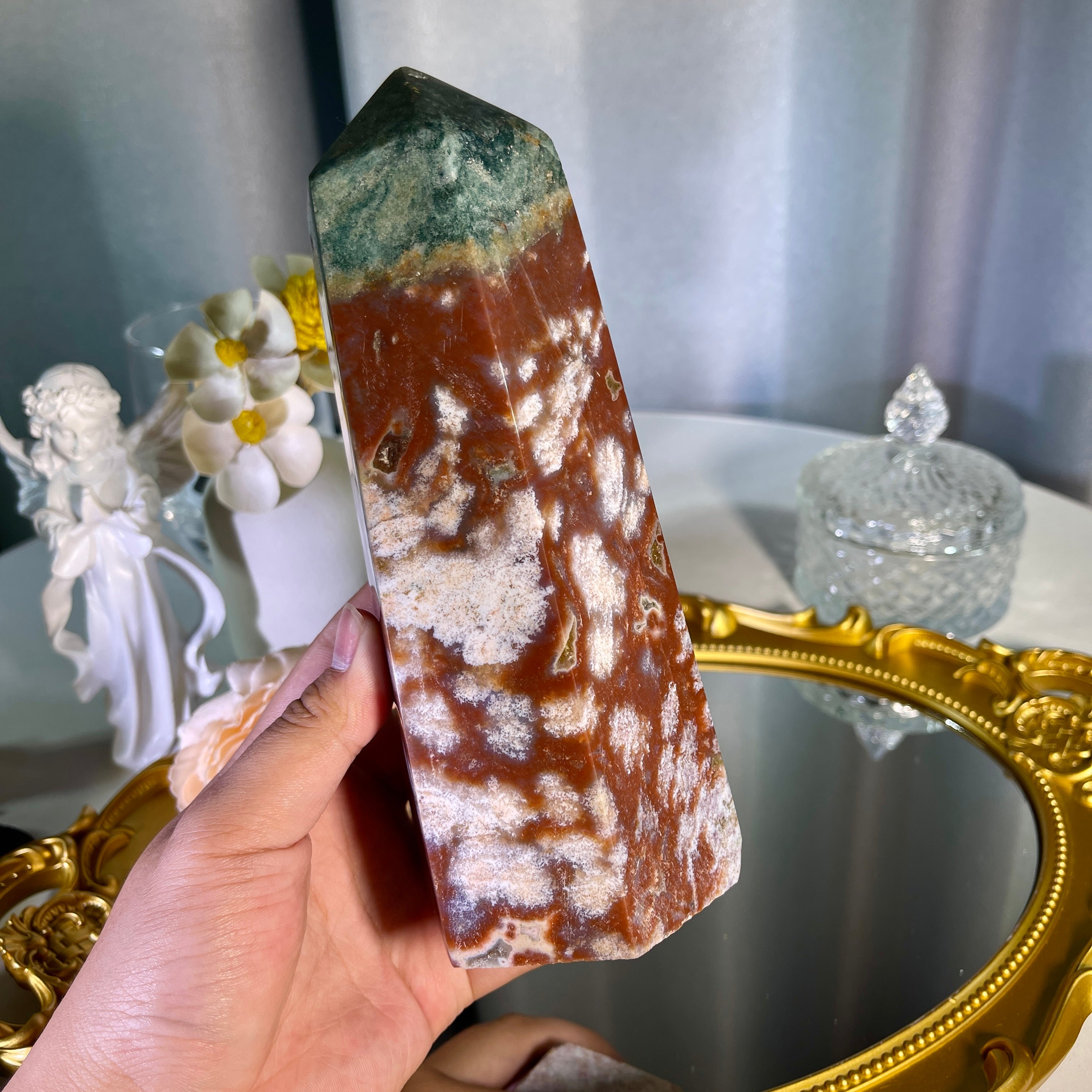 7.2"+ Ocean Jasper Tower 1PC