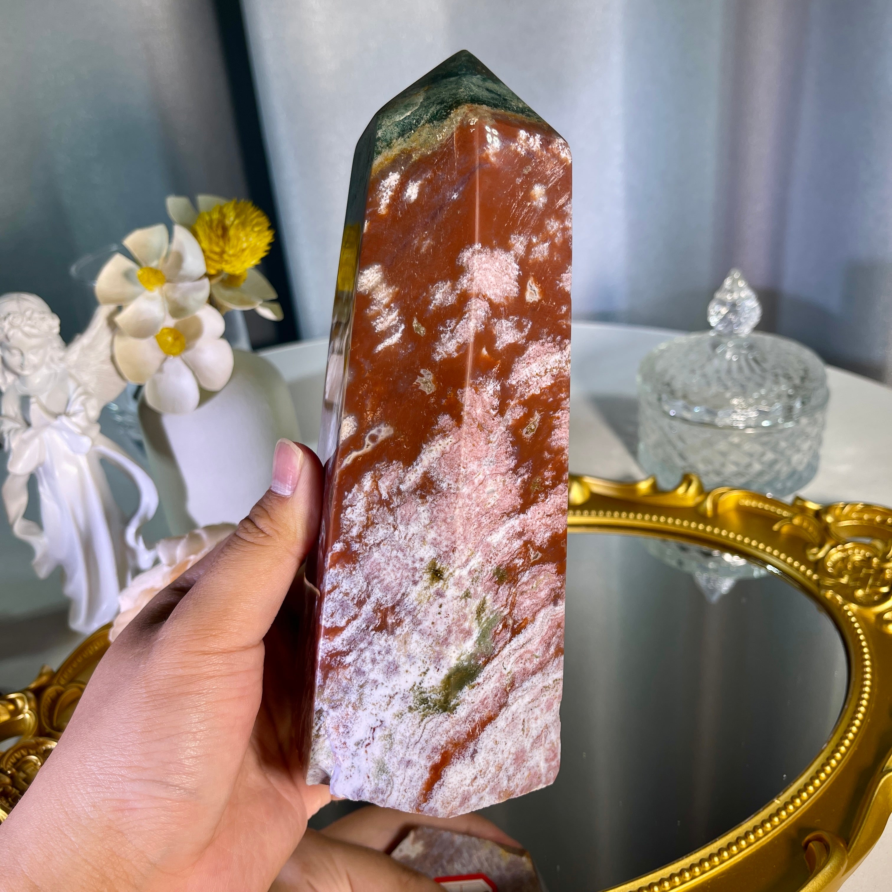 7.2"+ Ocean Jasper Tower 1PC