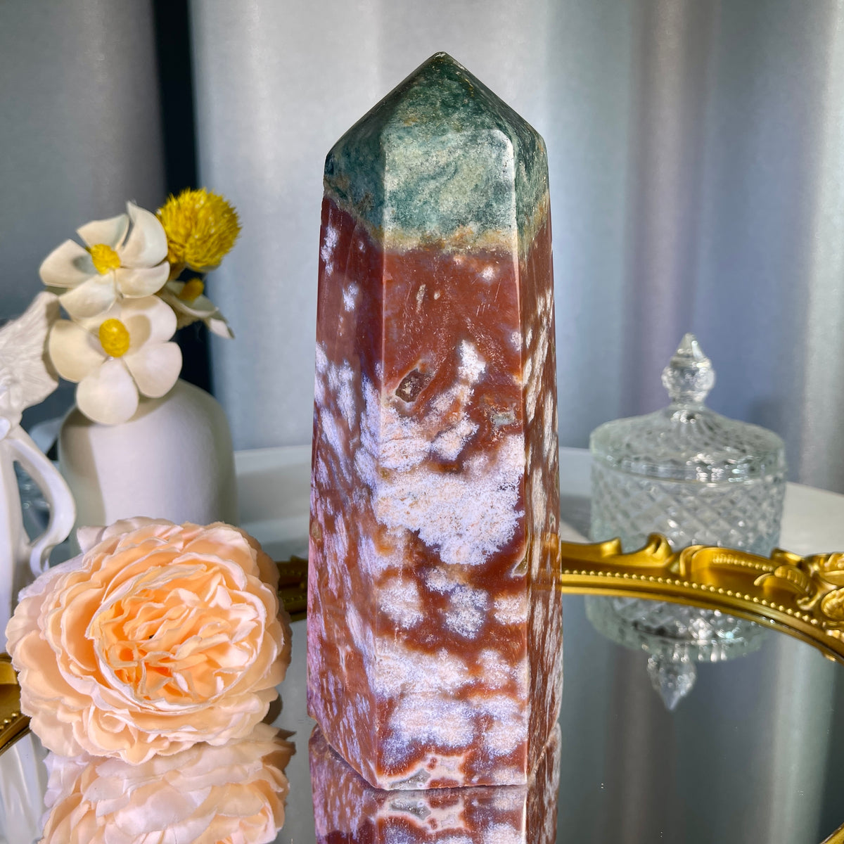 7.2"+ Ocean Jasper Tower 1PC